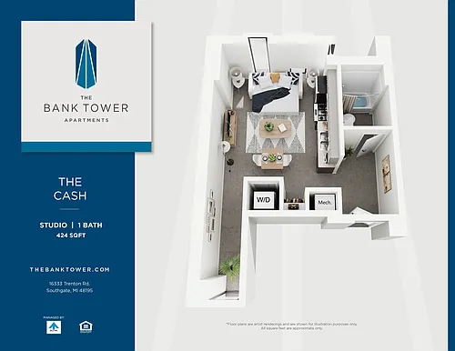 Floor plan The Cash