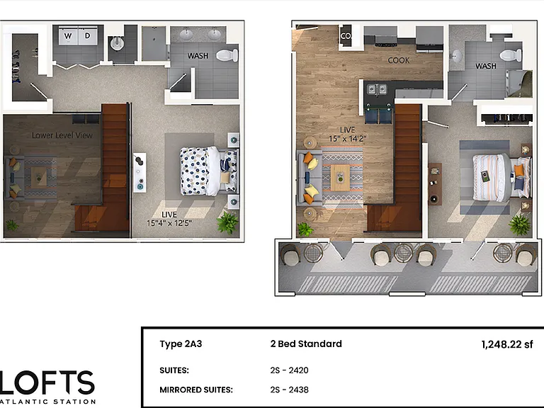 2A3 - 2 Bed Standard 2A3 - 2 Bed Standard