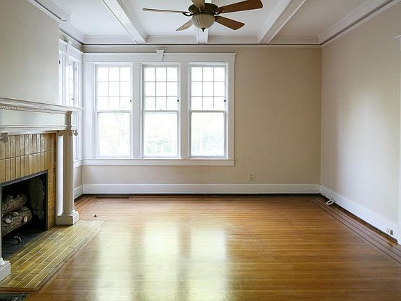 Living room looking towards front of apartment