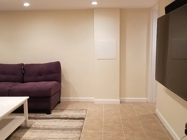 Basement - partially furnished