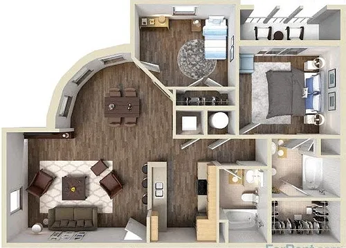 Floor plan Regency Springs - 2 Bed Grand