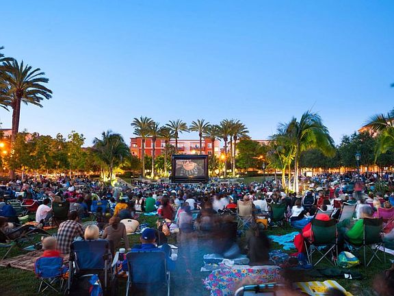 movie nights in Playa Vista are just 1 of the many community