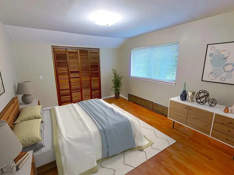 Bedroom 3. This image shows a virtually furnished space. Bedrooms come unfurnished.