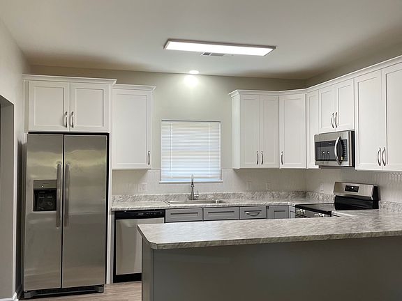 Kitchen with stainless appliances
