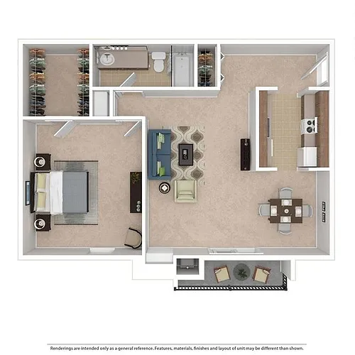 Floor plan 1 Bed Cricklewood