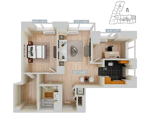 Floor plan Furnished-f-A27-916