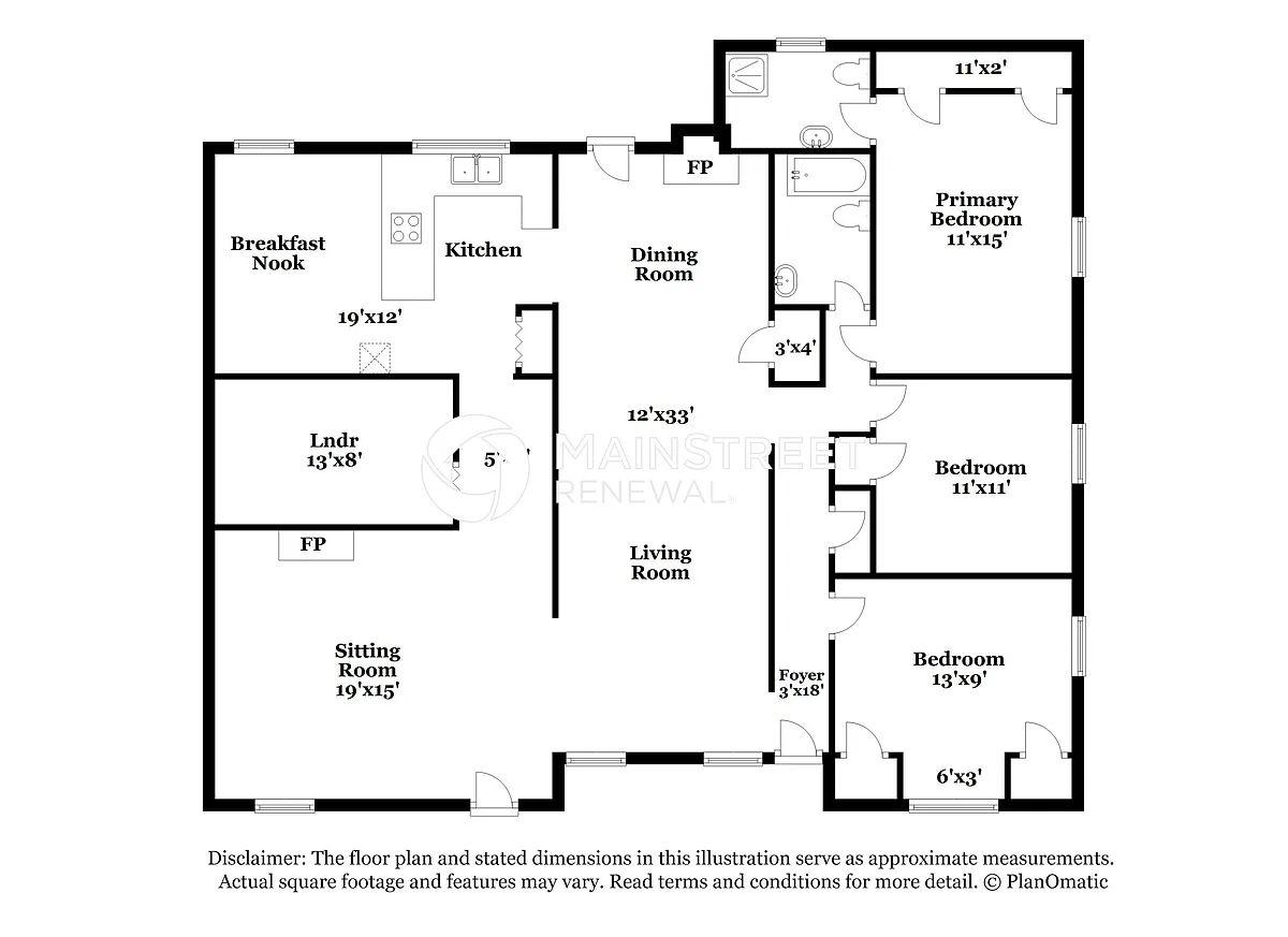 Floor Plan - 1034 Meadowbrook Dr
