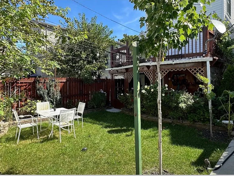 Back yard to enjoy.
