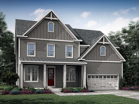 siding and board and batten house