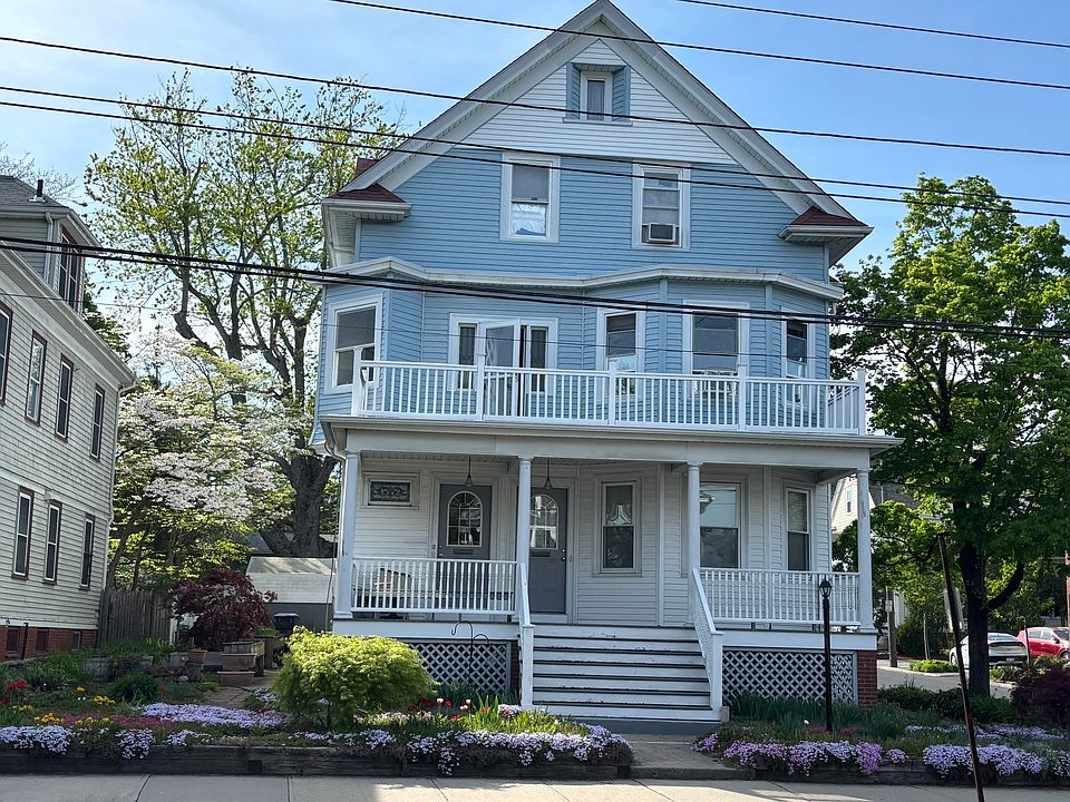 Apartment is the 2nd floor of this house.