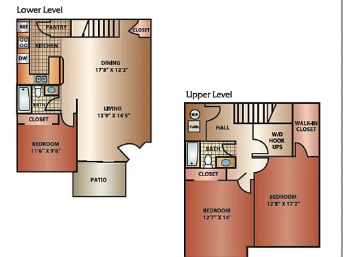 Floor plan Grand Canyon Townhome