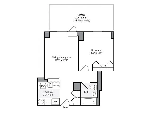 Floor plan 602
