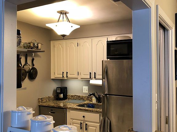 Kitchen open to the living area.