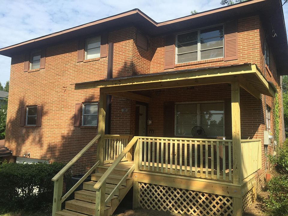 Front of building. Apartment that is available is on the mai