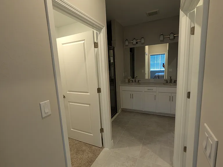 Master Bath Hall and Closets