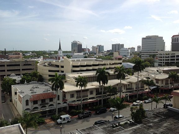 View from back of condo