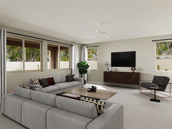 Laguna Floorplan Rendering Great Room