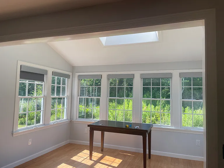 Sunporch view - perfect for office, dining or sunny sitting area