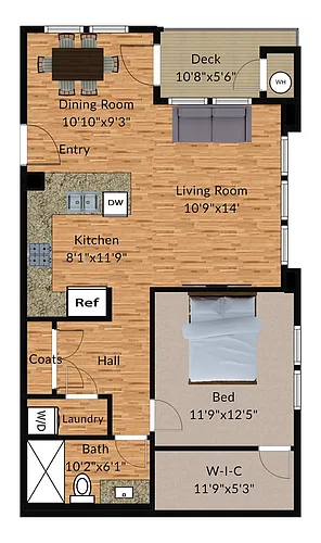 Floor plan 1C