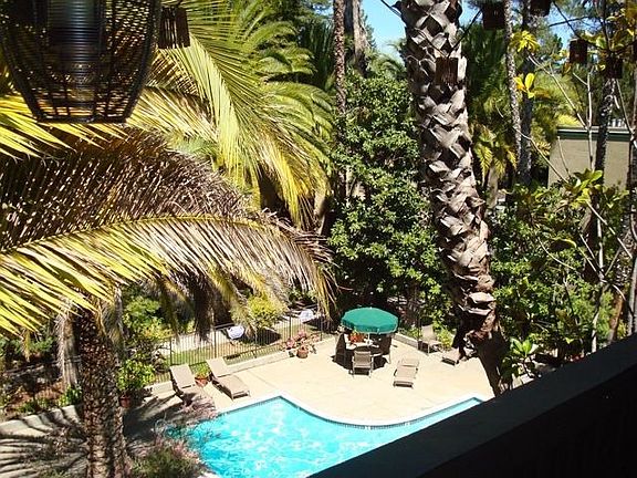 Pool view from balcony