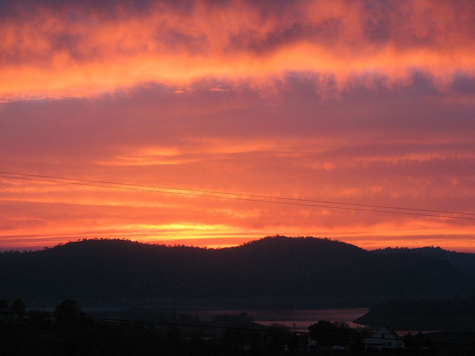 Sunset over New Melones