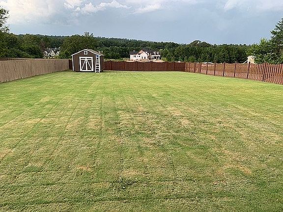 Flat fenced backyard/Storage