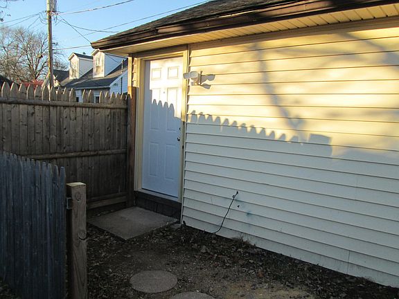 Entry door and porch area