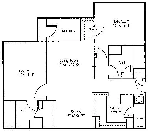 Floor plan Bradley