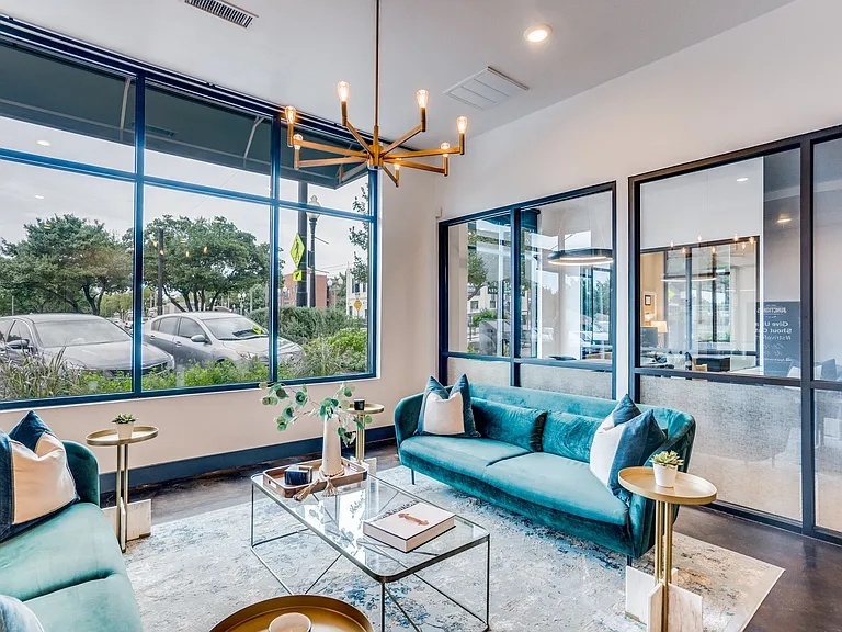brand new updated leasing office