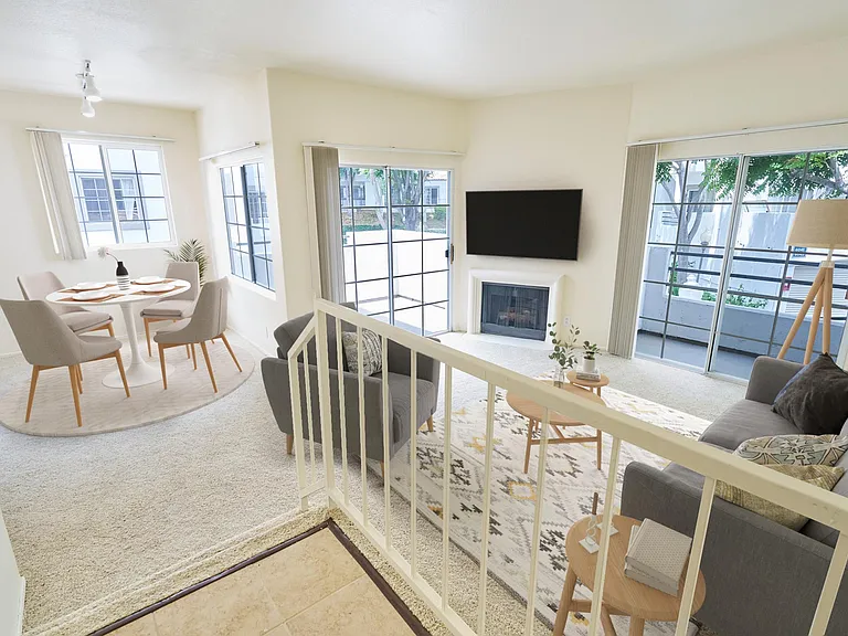 Living Room, Dining Room, Balconies