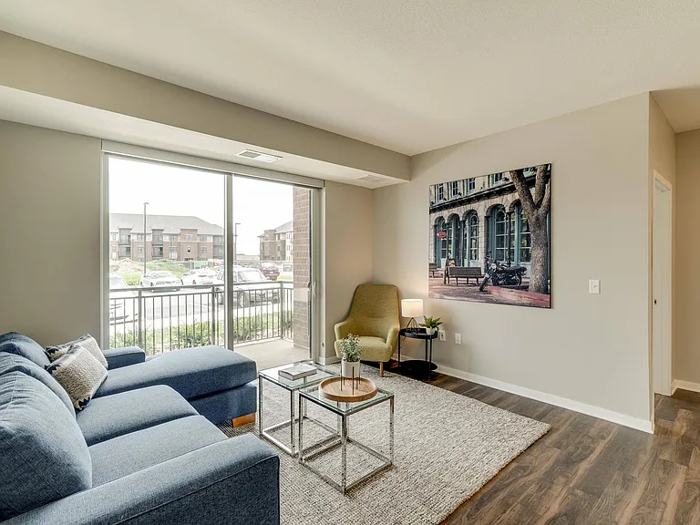It's easy to feel at home in our cozy living spaces.
