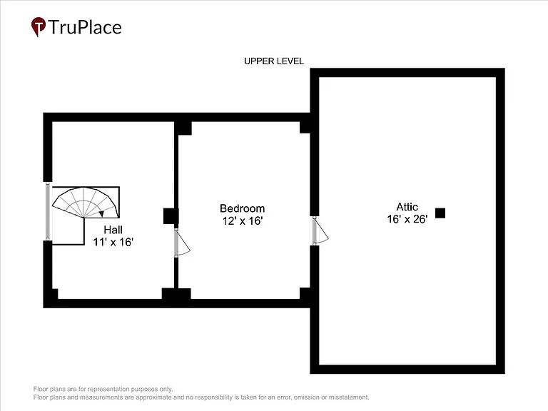 Upper Level Floor Plan