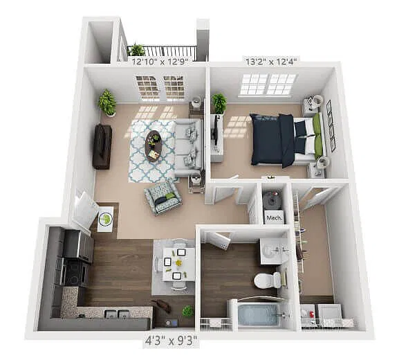 Floor plan The Catawba