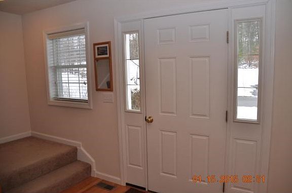 front entry with turned stairs