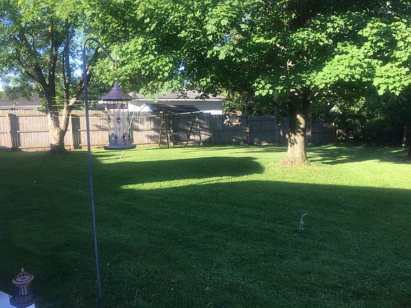 Private backyard