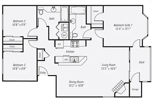 Floor plan 3x2L