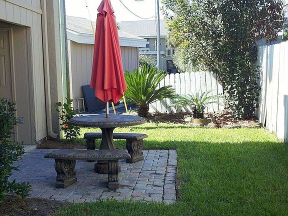 Rear of condo