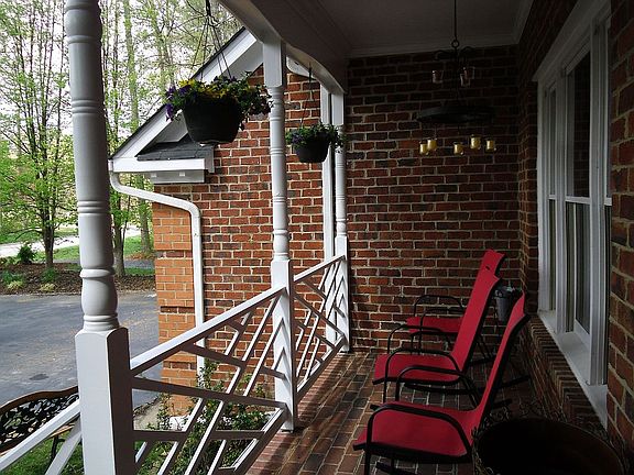 Covered front porch