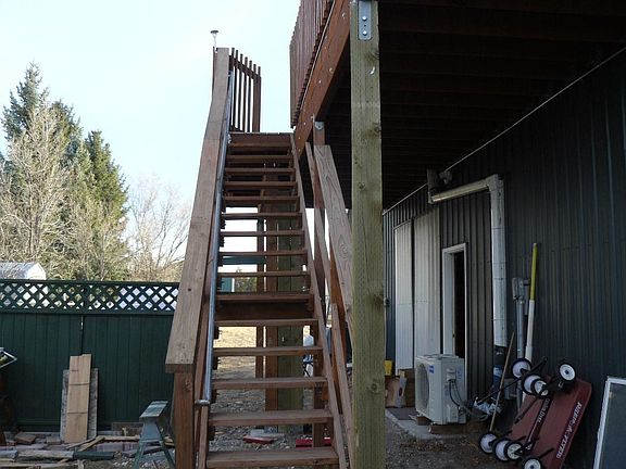 Outside stairs