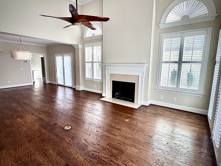 Hardwoods throughout first floor.