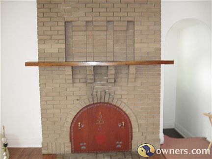 Brick Fireplace