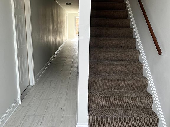 Hallway with stairs