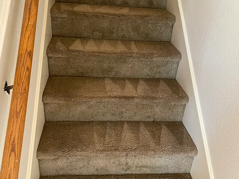First set of stairs