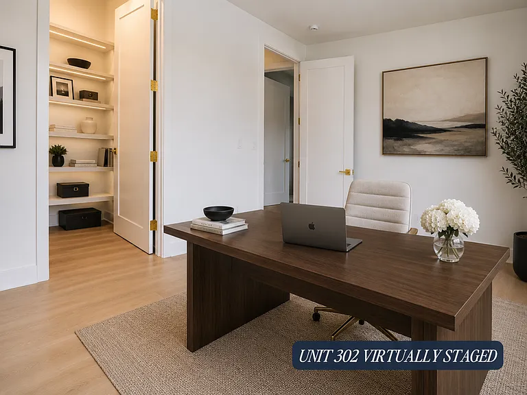 Unit 302 Virtually Staged 2nd Room Office