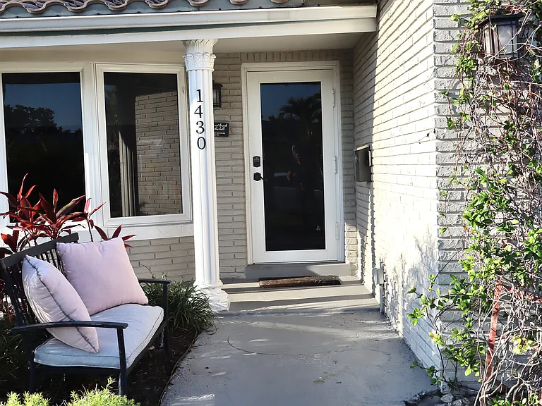 Main entrance. Welcome home!