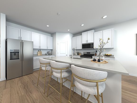 Rendering of the Modena Floorplan Kitchen.