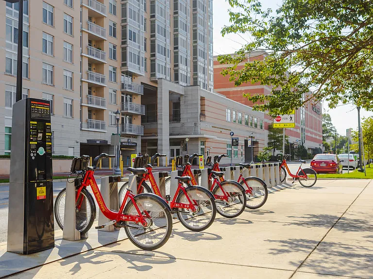 Explore Friendship Heights with one of the conveniently located Bikeshare stations.