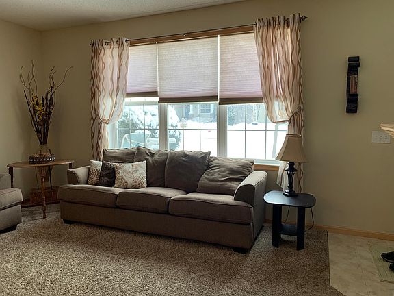 Well-lit living room