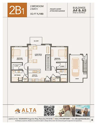 Floor plan 2B1