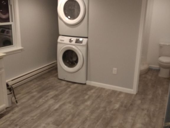 In unit washer and dryer